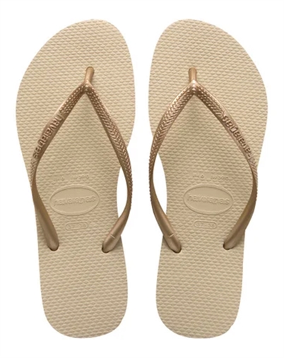 Havaianas - Hav. Slim Zehentrenner - Sand Grey/L. Gold